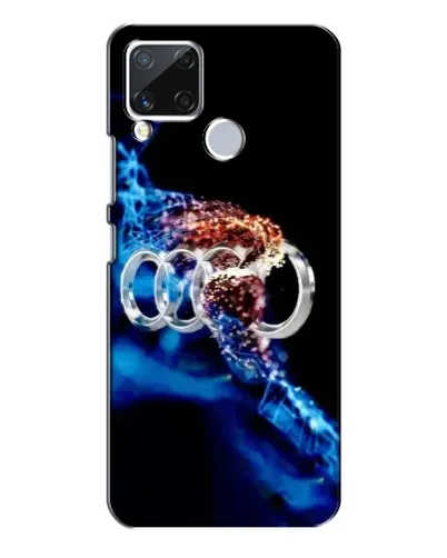 Чехол для Realme C15 с картинкой «Энергия лого Audi» Чехол для Realme C15 с картинкой «Энергия лого Audi»
