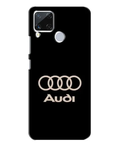 Чехол для Realme C15 с картинкой «Audi — золотой логотип» Чехол для Realme C15 с картинкой «Audi — золотой логотип»