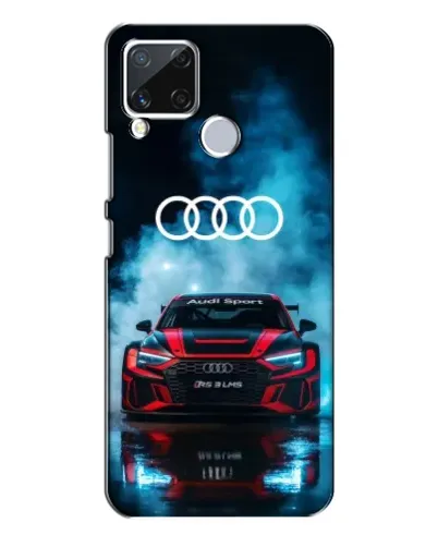 Чехол для Realme C15 с картинкой «Audi Sport — неон» Чехол для Realme C15 с картинкой «Audi Sport — неон»