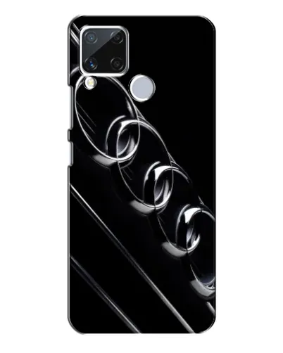 Чехол для Realme C15 с картинкой «Audi — абстрактные кольца» Чехол для Realme C15 с картинкой «Audi — абстрактные кольца»