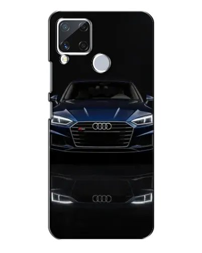 Чехол для Realme C15 с картинкой «Audi — ночное отражение» Чехол для Realme C15 с картинкой «Audi — ночное отражение»