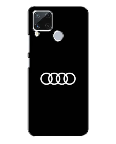 Чехол для Realme C15 с картинкой «Audi White Logo» Чехол для Realme C15 с картинкой «Audi White Logo»