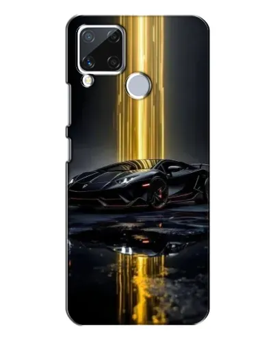 Чехол для Realme C15 с картинкой «Ночной Lamborghini драйв» Чехол для Realme C15 с картинкой «Ночной Lamborghini драйв»