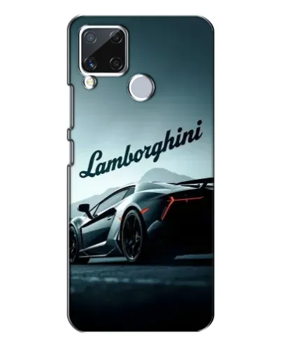 Чехол для Realme C15 с картинкой «Классическая надпись Lamborghini» Чехол для Realme C15 с картинкой «Классическая надпись Lamborghini»