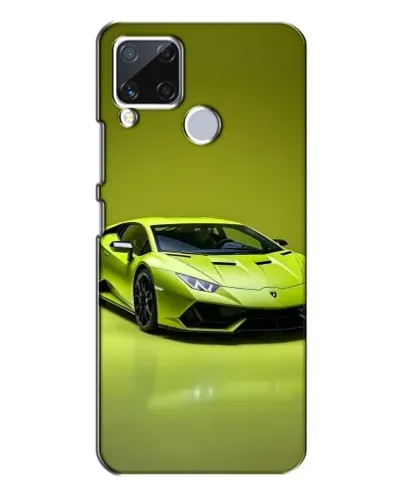 Чехол для Realme C15 с картинкой «Салатовый Lamborghini Huracan» Чехол для Realme C15 с картинкой «Салатовый Lamborghini Huracan»