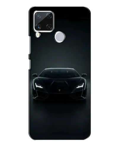 Чехол для Realme C15 с картинкой «Черный Lamborghini Aventador» Чехол для Realme C15 с картинкой «Черный Lamborghini Aventador»