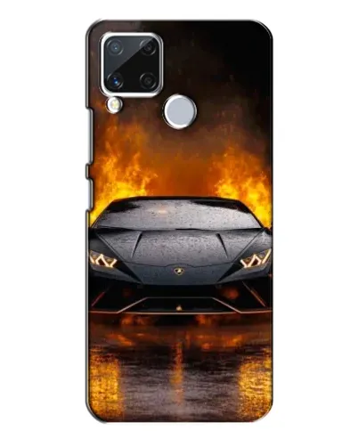 Чехол для Realme C15 с картинкой «Lamborghini в огне» Чехол для Realme C15 с картинкой «Lamborghini в огне»