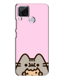Чехол для Realme C15 с картинкой «Pusheen и печенье» Чехол для Realme C15 с картинкой «Pusheen и печенье»