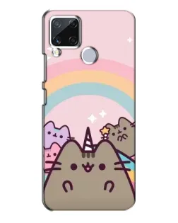 Чехол для Realme C15 с картинкой «Единорог Pusheen» Чехол для Realme C15 с картинкой «Единорог Pusheen»