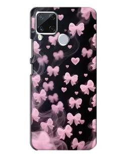 Чехол для Realme C15 с картинкой «Неоновое кружево»