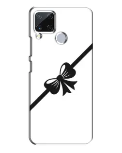 Чехол для Realme C15 с картинкой «Диагональный бант»