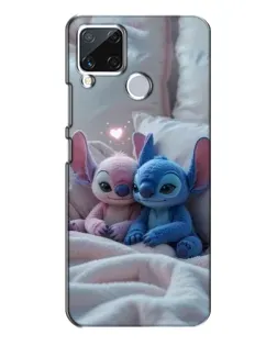 Чохол для Realme C15 з картинкою «Плюшеві Стіч Ангел»
