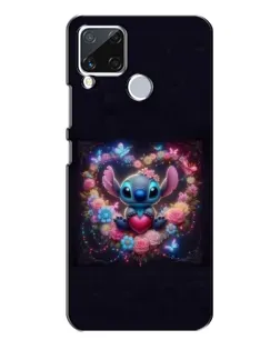 Чохол для Realme C15 з картинкою «Stitch у квітах» Чохол для Realme C15 з картинкою «Stitch у квітах»