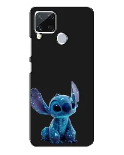 Чохол для Realme C15 з картинкою «Стіч на чорному»