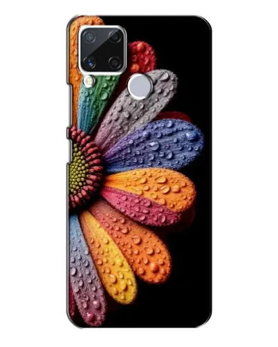 Чехол для Realme C15 с картинкой «Радужный цветок» Чехол для Realme C15 с картинкой «Радужный цветок»