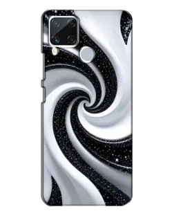 Чохол для Realme C15 з картинкою «Чорно-біла спіраль» Чохол для Realme C15 з картинкою «Чорно-біла спіраль»