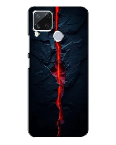 Чехол для Realme C15 с картинкой «Kрасная лавовая трещина» Чехол для Realme C15 с картинкой «Kрасная лавовая трещина»