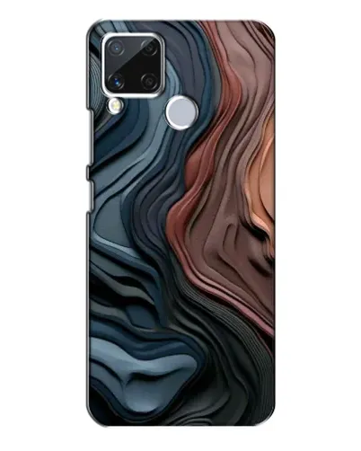 Чехол для Realme C15 с картинкой «Цветные волны каньона» Чехол для Realme C15 с картинкой «Цветные волны каньона»