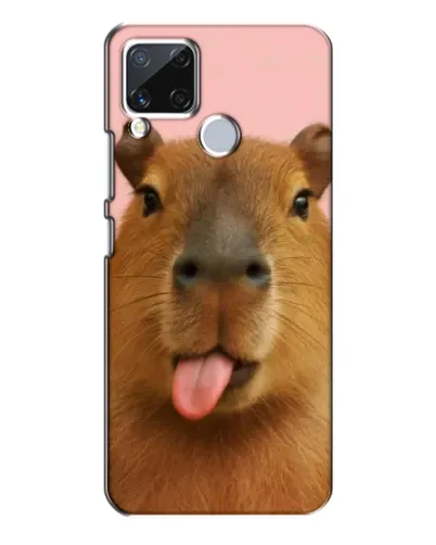 Чехол для Realme C15 с картинкой «Капибара с языком» Чехол для Realme C15 с картинкой «Капибара с языком»