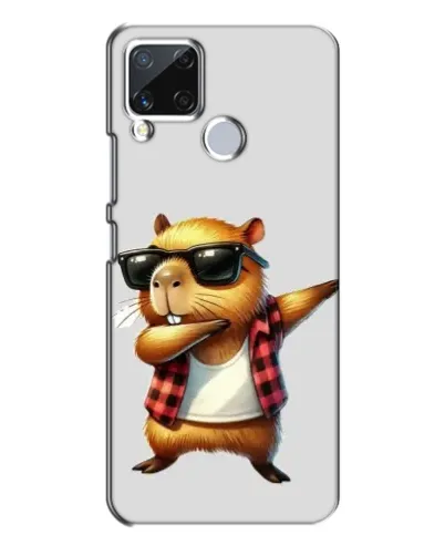 Чехол для Realme C15 с картинкой «Капибара рэпер даб» Чехол для Realme C15 с картинкой «Капибара рэпер даб»
