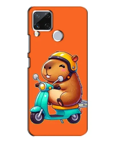 Чехол для Realme C15 с картинкой «Капибара на скутере» Чехол для Realme C15 с картинкой «Капибара на скутере»