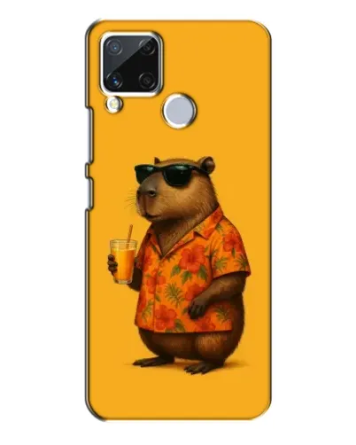 Чехол для Realme C15 с картинкой «Капибара на отдыхе» Чехол для Realme C15 с картинкой «Капибара на отдыхе»