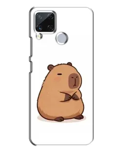 Чехол для Realme C15 с картинкой «Толстенькая капибара»
