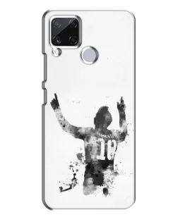 Чехол для Realme C15 с картинкой «Messi ART»