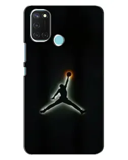 Чохол для Realme C17 з картинкою «Jordan Gradient Logo»