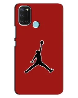 Чохол для Realme C17 з картинкою «Jordan Red Back»