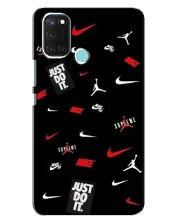 Чохол для Realme C17 з картинкою «Nike Mix Pattern»