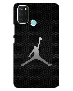 Чохол для Realme C17 з картинкою «Jordan Dark Carbon»
