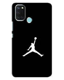 Чохол для Realme C17 з картинкою «Jordan Silhouette»