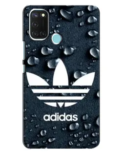 Чохол для Realme C17 з картинкою «Adidas Trefoil Blue»