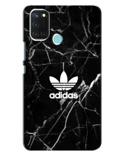 Чохол для Realme C17 з картинкою «Білий мармур Adidas»