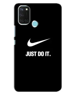 Чохол для Realme C17 з картинкою «Класичний принт Nike»