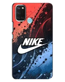 Чохол для Realme C17 з картинкою «Градієнтний принт Найк»