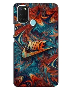 Чохол для Realme C17 з картинкою «Nike в абстракції»