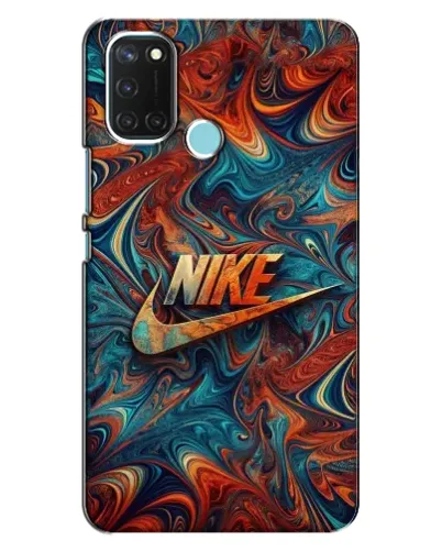 Чохол для Realme C17 з картинкою «Nike в абстракції» Чохол для Realme C17 з картинкою «Nike в абстракції»