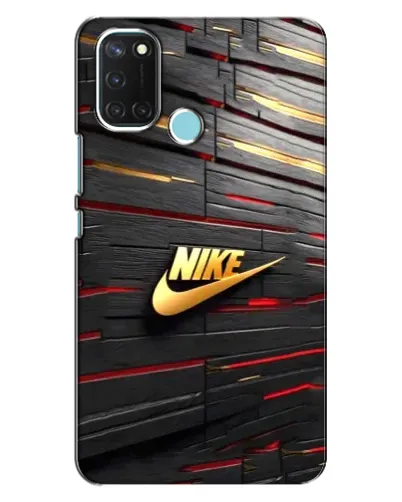 Чохол для Realme C17 з картинкою «Золотий Nike на металі» Чохол для Realme C17 з картинкою «Золотий Nike на металі»