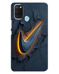 Чохол для Realme C17 з картинкою «Об'ємний логотип Найк»