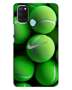 Чохол для Realme C17 з картинкою «Тенісні м'ячі Найк»