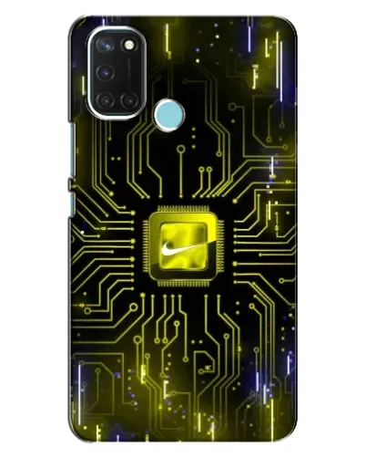 Чохол для Realme C17 з картинкою «Nike — золота іскра» Чохол для Realme C17 з картинкою «Nike — золота іскра»
