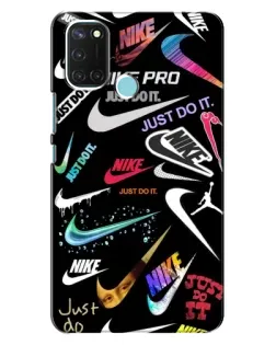 Чехол для Realme C17 с картинкой «Nike — роскошь»