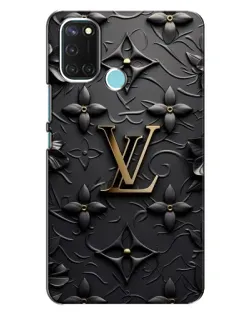 Чохол для Realme C17 з картинкою «Шкіряна текстура LV»