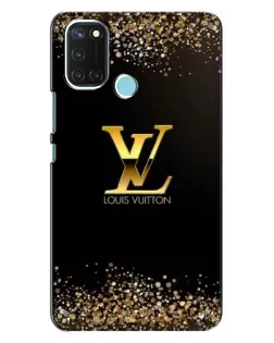 Чохол для Realme C17 з картинкою «LV — золоті іскри»
