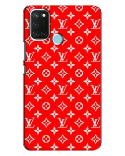 Чохол для Realme C17 з картинкою «Яскравий паттерн LV»