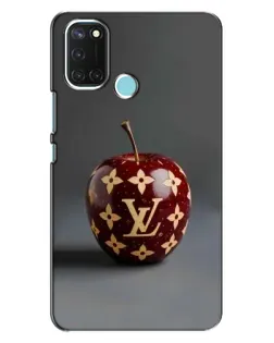 Чохол для Realme C17 з картинкою «Червоне яблуко LV»