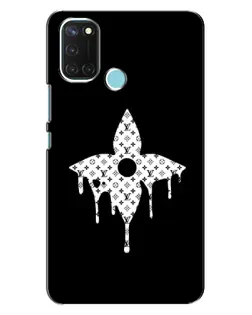 Чохол для Realme C17 з картинкою «Квіткова монограма»
