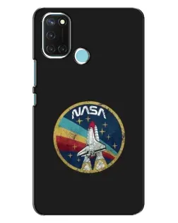 Чохол для Realme C17 з картинкою «NASA — емблема місії»